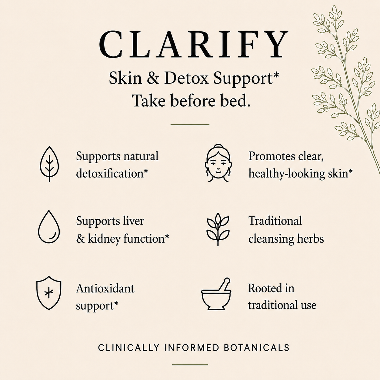 IVY Clarify™ | Skin & Detox Support Tincture