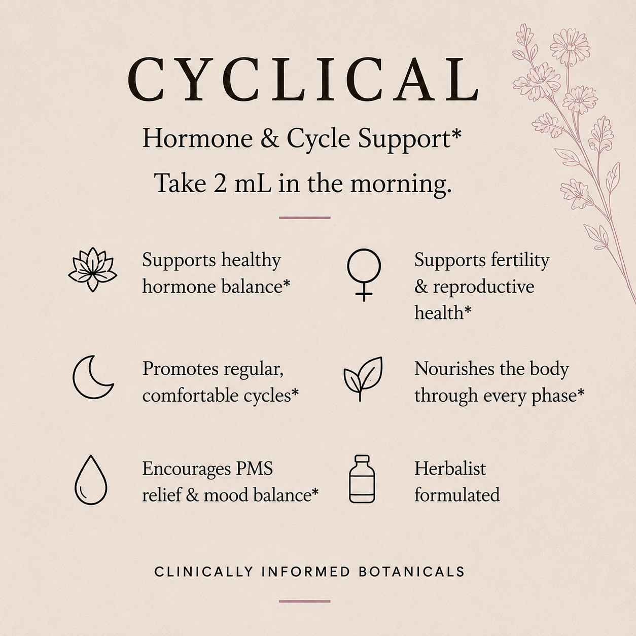 IVY Cyclical™ | Hormone & Cycle Support Tincture